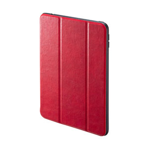 iPad mini 2019 ケース(ソフトケース・高級PUレザー・Apple Pencil収納ポケット付き・レッド)
