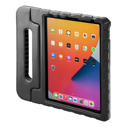 タブレットケース Ipad Air 用 衝撃吸収 スタンド機能 Applepencil収納 ブラック Pda Ipad1705bk 激安通販のイーサプライ