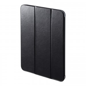 iPad10.9インチ ソフトレザーケース（Apple 第10世代iPad 10.9インチ対応・ブラック）