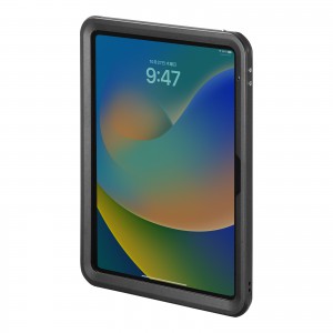iPad10.9インチ 耐衝撃防水ケース（Apple 第10世代iPad 10.9インチ対応・リングスタンド・ストラップ付き） PDA-IPAD1916 サンワサプライ