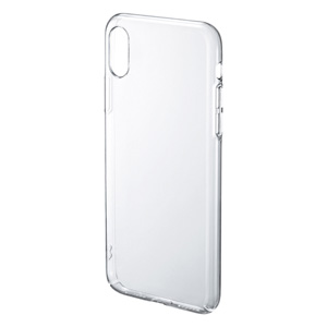 iPhone X用クリアハードケース