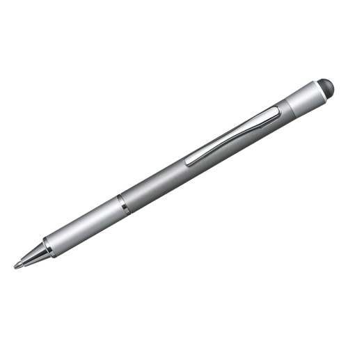 タッチペン(端末機器対応・シルバー・シャープペン付き) PDA-PEN40SV サンワサプライ