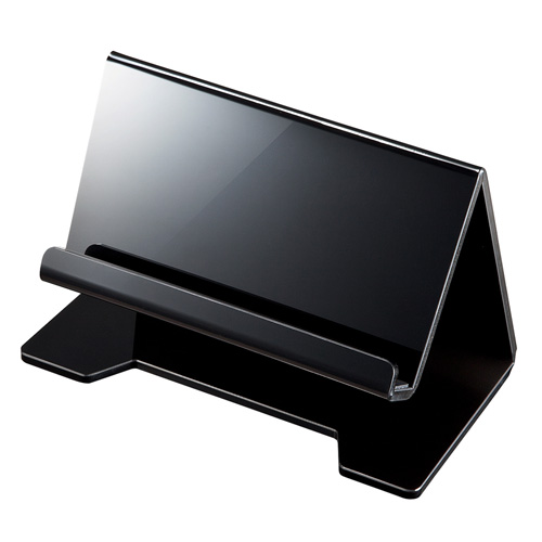 タブレット・スマートフォン用デスクトップスタンド(ブラック) PDA-STN13BK サンワサプライ