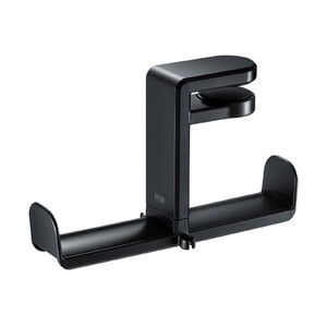 ヘッドホンハンガー（回転式・ヘッドホンかけ・おすすめ・ブラック） PDA-STN19BK サンワサプライ