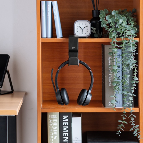 ヘッドホンハンガー（回転式・ヘッドホンかけ・USB・おすすめ・ブラック） PDA-STN29BK サンワサプライ