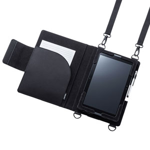 10.1型タブレットPCケース（汎用・ショルダーベルトつき・ハンドベルトつき・背面カメラ対応）