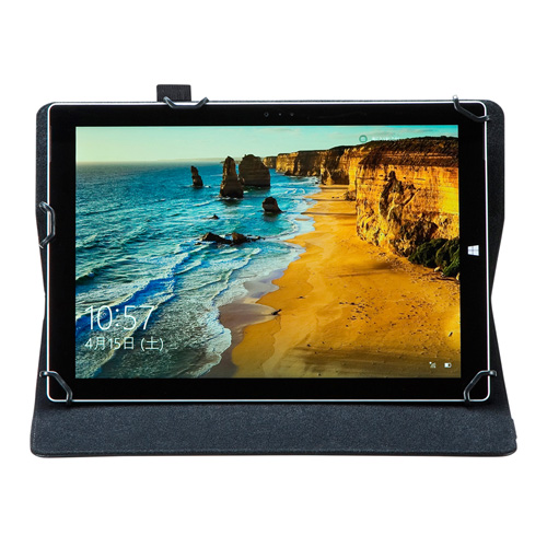 タブレットpcケース 11 6インチ スタンド Puレザー Pda Tabpr11bk 激安通販のイーサプライ