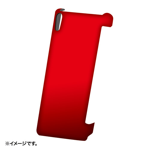 Xperia Z2 ラバーコーティングハードケース（SO-03F対応・レッド）