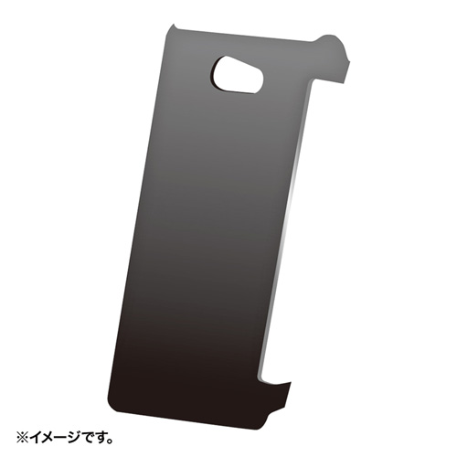 Xperia ZL2 ラバーコーティングハードケース（SOL25対応・ブラック）