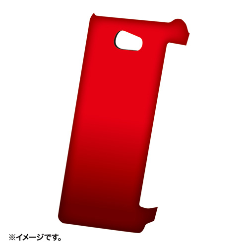 Xperia ZL2 ラバーコーティングハードケース（SOL25対応・レッド）