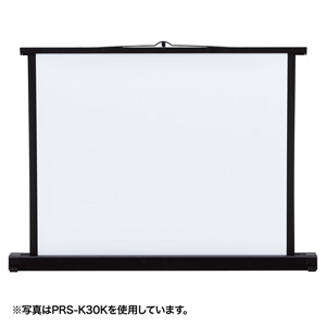 プロジェクタースクリーン 40型(インチ・モバイル・小型・机上・卓上・PRS-K40K・サンワサプライ)
