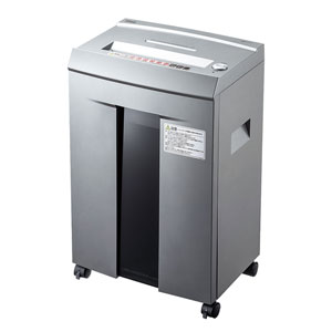 シュレッダー(業務用・電動・マイクロカット・A4・連続使用・DVD・CD・ホッチキス対応)PSD-M4010 サンワサプライ