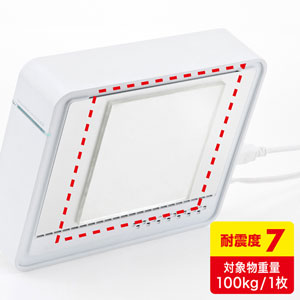 耐震マット(厚み3mm・100mm四方・1枚入り) サンワサプライ