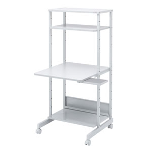 パソコンラック（ラック・コンパクト・マウステーブル付き・即納・短納期・在庫常備） RAC-EC12N2 サンワサプライ