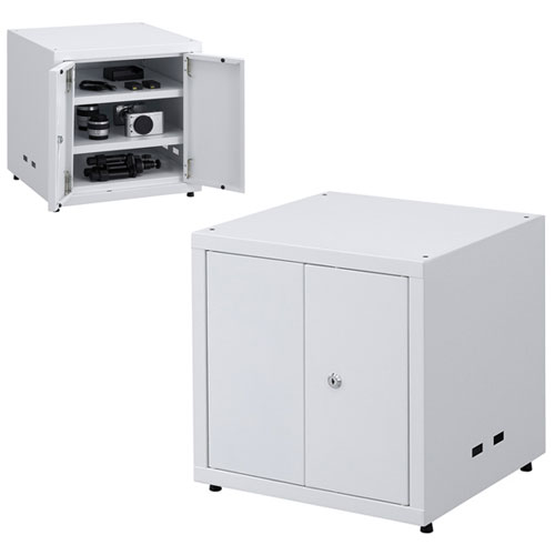 セキュリティボックス(鍵付き・棚板2枚) RAC-SLBOX5 サンワサプライ