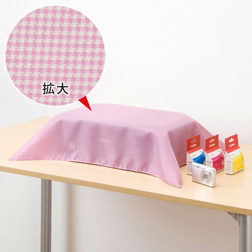 【サンワサプライ】ディスプレイやプリンタの簡単に折りたためるカラフルマルチカバー(パープル)