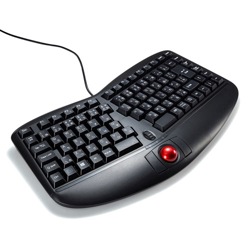 エルゴノミクスキーボード トラックボール ブラック Skb Erg5bk 激安通販のイーサプライ