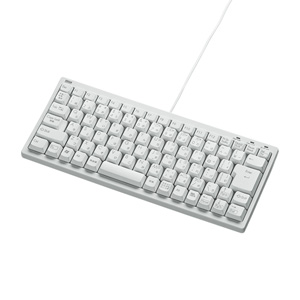 コンパクトキーボード(ホワイト・有線) SKB-KG3WN サンワサプライ