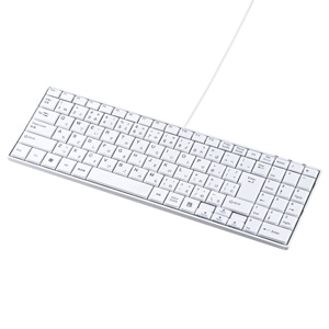 コンパクトキーボード(ホワイト・テンキー付) SKB-SL17WN サンワサプライ