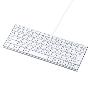 コンパクトキーボード(ホワイト・テンキーなし) SKB-SL18WN サンワサプライ