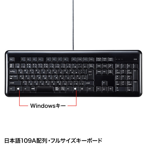 Usbハブ付キーボード Skb Sl21uhbk サンワサプライ Skb Sl21uhbk 激安通販のイーサプライ