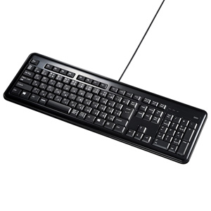 USBハブ付キーボード SKB-SL21UHBK サンワサプライ