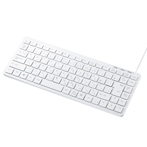 USBスリムキーボード(ホワイト) SKB-SL27W サンワサプライ