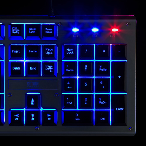 バックライトキーボード Usb 日本語109a配列 Skb War3 激安通販のイーサプライ