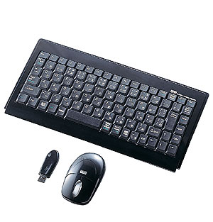 サンワサプライ 10m離れても使用できる2 4ghzマウス付きコンパクト ワイヤレスキーボード クリアブラック Skb Wl09setbk Skb Wl09setbk 激安通販のイーサプライ