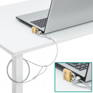 セキュリティスロットを使って盗難から守るノートパソコンセキュリティキット SL-066K サンワサプライ
