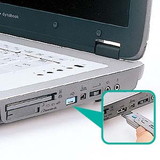 USBポートをふさいでデータを守る、USBコネクタ取付けセキュリティ(ブルー) SL-46-BL サンワサプライ