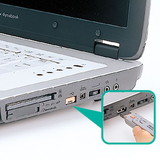 USBポートをふさいでデータを守る、USBコネクタ取付けセキュリティ(オレンジ) SL-46-D サンワサプライ