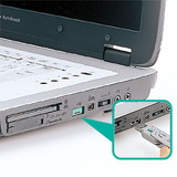 USBポートをふさいでデータを守る、USBコネクタ取付けセキュリティ(グリーン) SL-46-G サンワサプライ