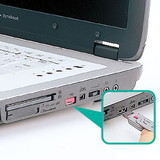 USBポートをふさいでデータを守る、USBコネクタ取付けセキュリティ(レッド) SL-46-R サンワサプライ