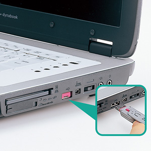 USBポートをふさいでデータを守る、USBコネクタ取付けセキュリティ(レッド) SL-46-R サンワサプライ