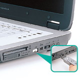 USBポートをふさいでデータを守る、USBコネクタ取付けセキュリティ(ホワイト) SL-46-W サンワサプライ