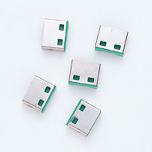 USBコネクタ取付けセキュリティSL-46-G用取付け部品(グリーン・5個入り) サンワサプライ