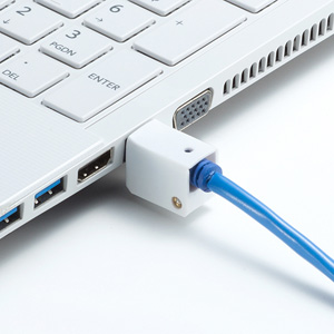 USBポートロック(LANケーブルロック・USBポートガード・物理・セキュリティ・切断防止・盗難防止･抜け止め) SL-78 サンワサプライ