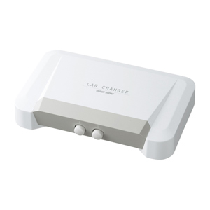 LAN切替器（2回路・スイッチ・手動・ネットワーク）SW-LAN21 サンワサプライ