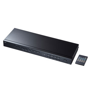 HDMI切替器(マトリックス・4K/30Hz対応・6入力2出力・リモコン付き)