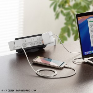 デスク上に固定+360°回転