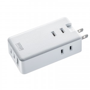 電源タップ（モバイルタップ・AC×3個口・Type-C×2・A×1・USB・PD33W・ホワイト）