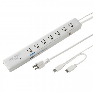 7個口（パソコン口1個口、連動口4個口、非連動口2個口）