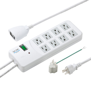 8個口連動手元スイッチ付き