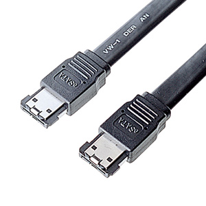 eSATA3.0Gb/s対応、eSATAケーブル(1.0m) TK-ESATA-1 サンワサプライ