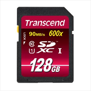 SDXCカード 128GB Class10 UHS-I対応 Ultimate TS128GSDXC10U1 Transcend