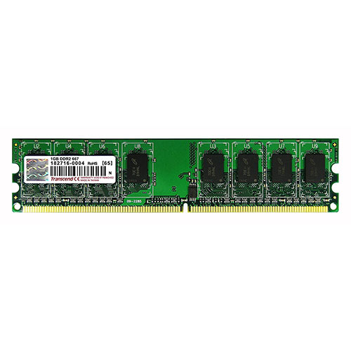 Transcend 増設メモリ 1GB DDR2-667 PC2-5300 DIMM TS128MLQ64V6U