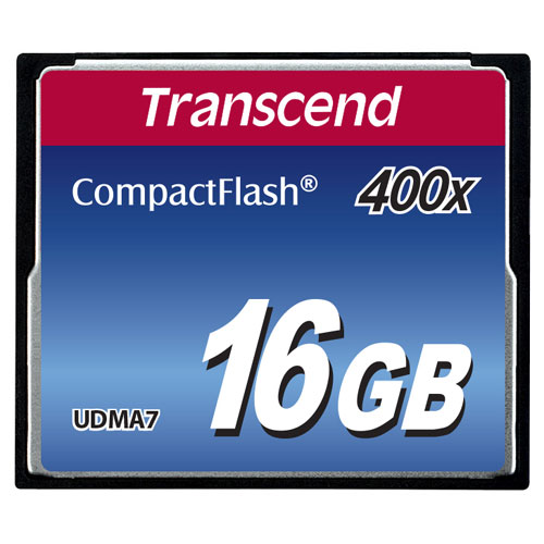 コンパクトフラッシュカード 16GB・400倍速 TS16GCF400 Transcend