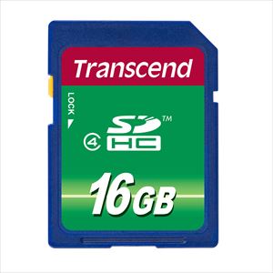 SDHCカード 16GB・class4 TS16GSDHC4 Transcend