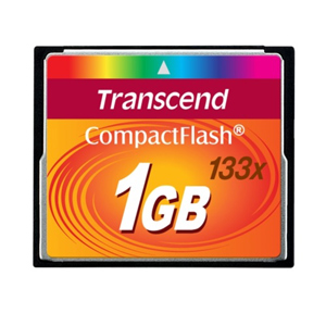 コンパクトフラッシュ 1GB 133倍速 信頼のトランセンド製 永久保証 ハイエンドのデジタルカメラに最適な、デュアルチャンネルを採用したコンパクトフラッシュカード。